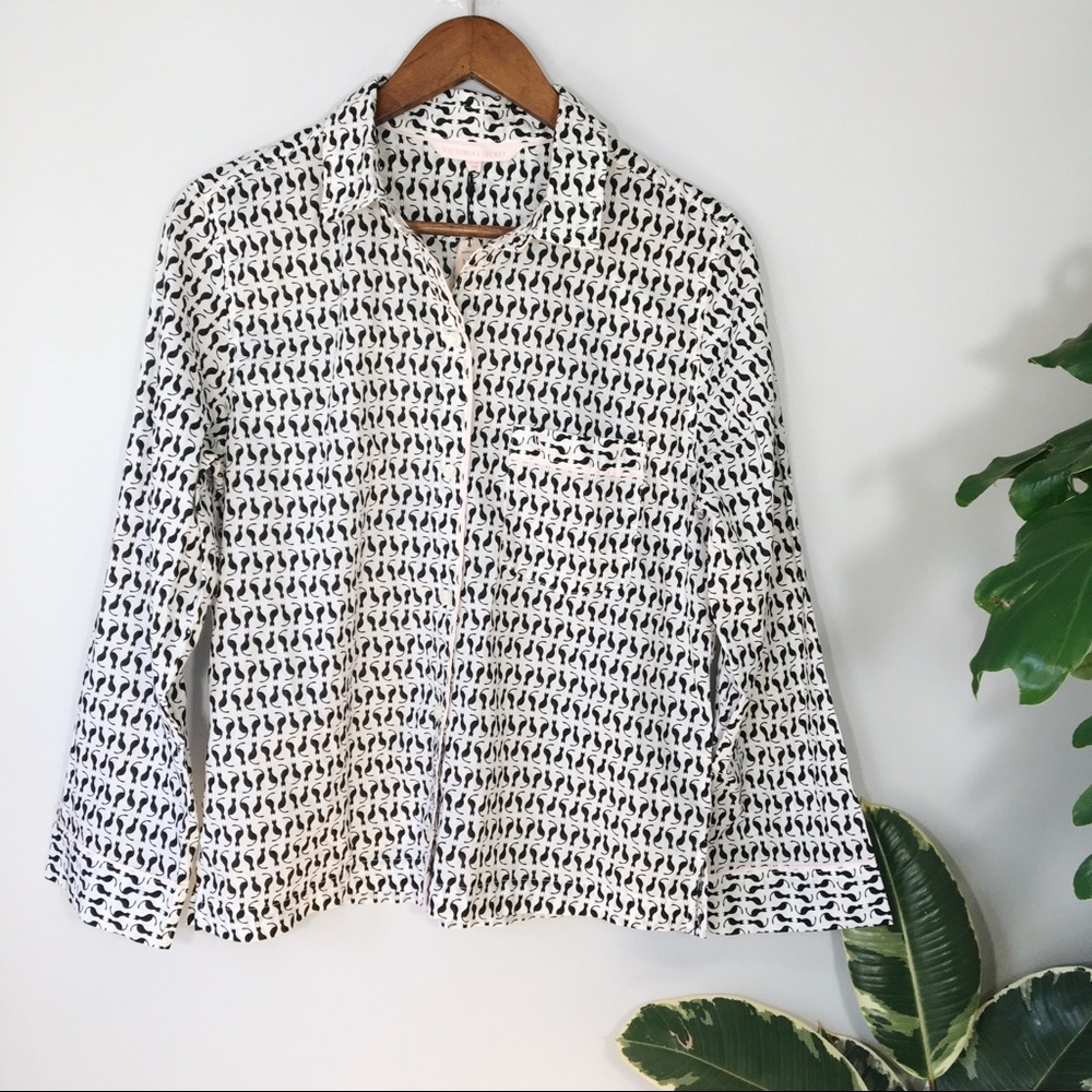 Victoria Secret Cat Kitten Lady Sleep Pajama Shirt